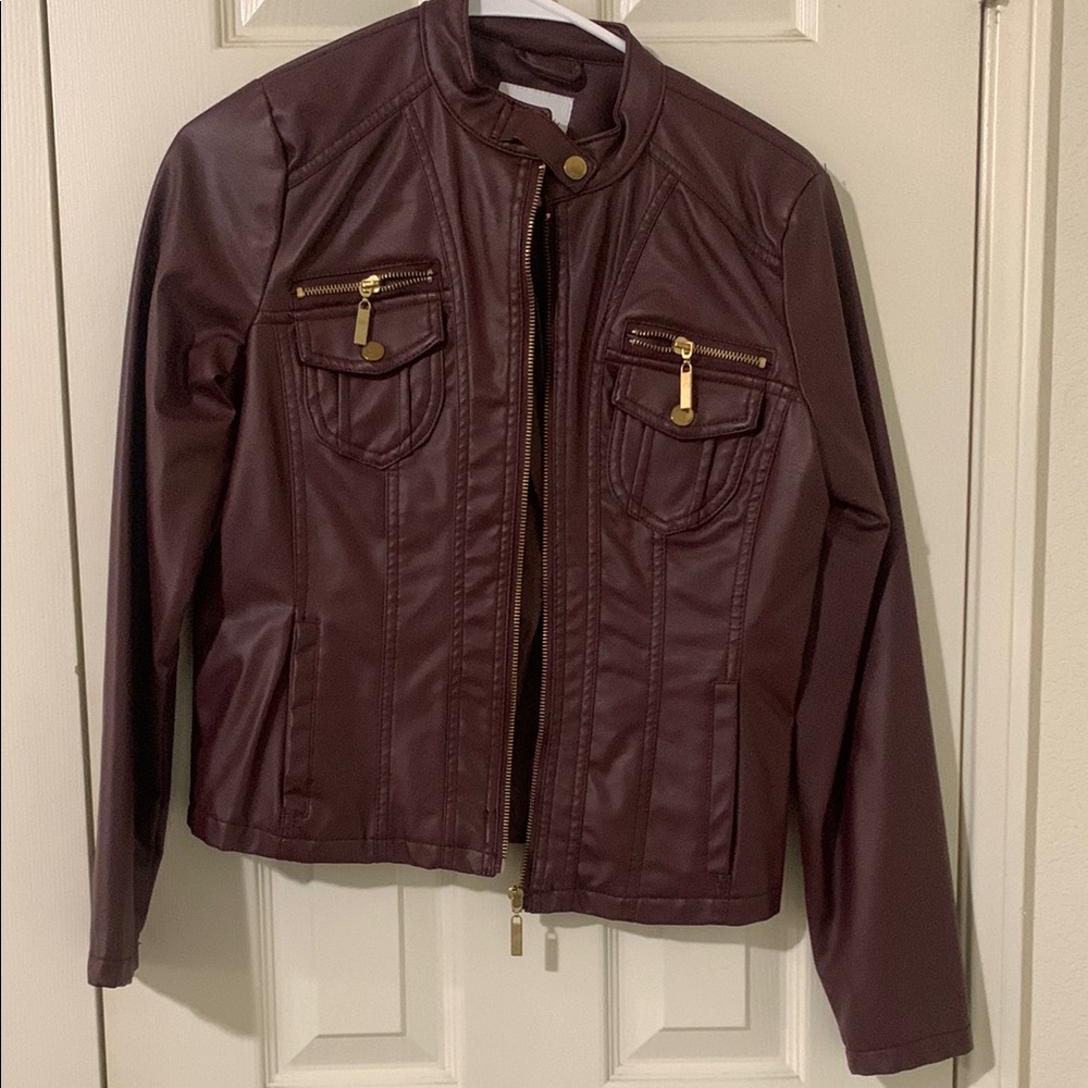 maroon jacket